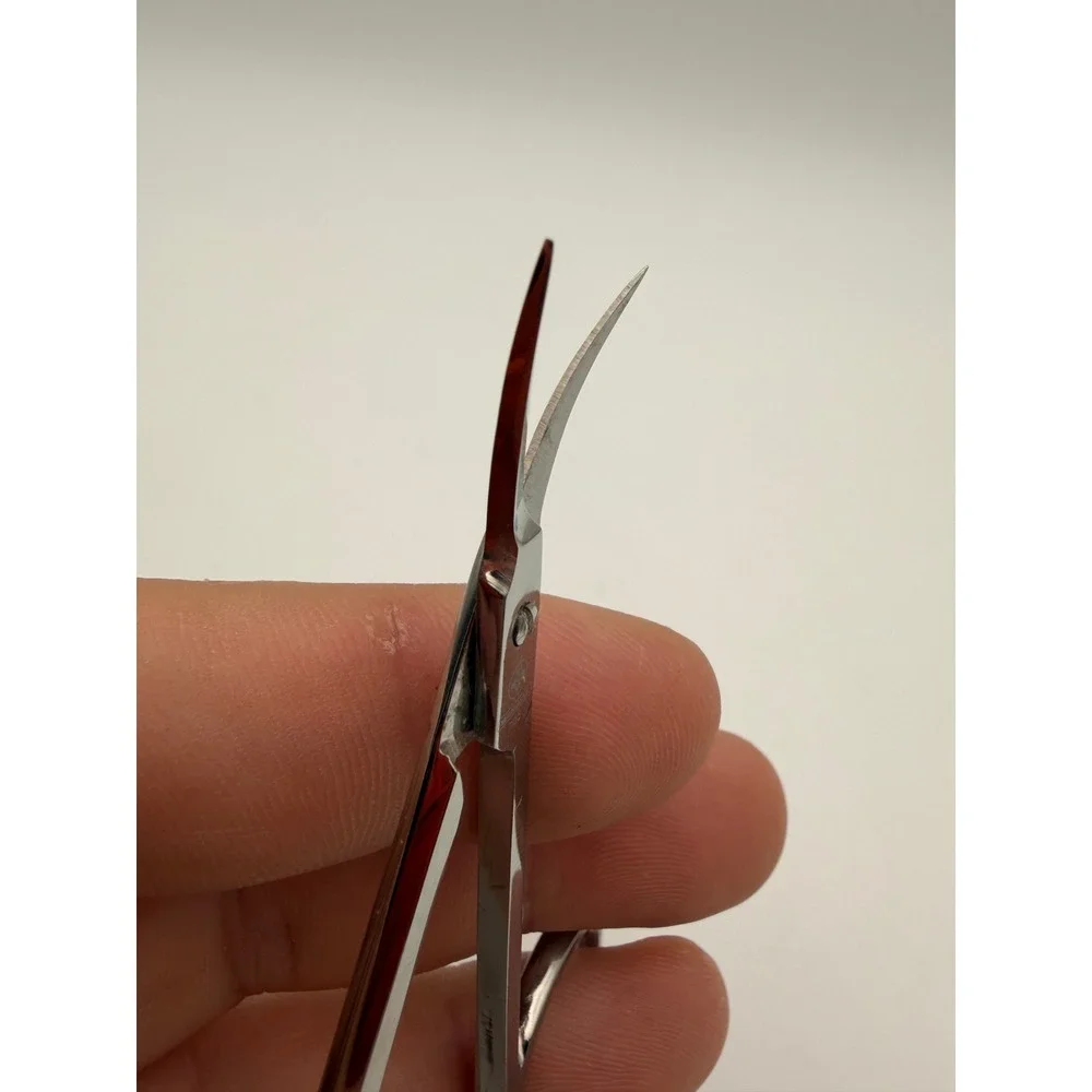Mundial Scissors Set 3pc 171 Straight 705 Curved Embroidery Nail Cuticle Silver